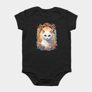 Cartoon Cat Baby Bodysuit